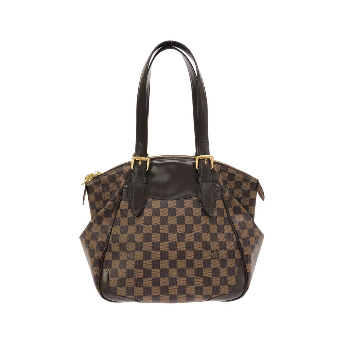 Louis Vuitton Brown Ebene Coated Canvas Shoulder Bag (Pre-Owned)