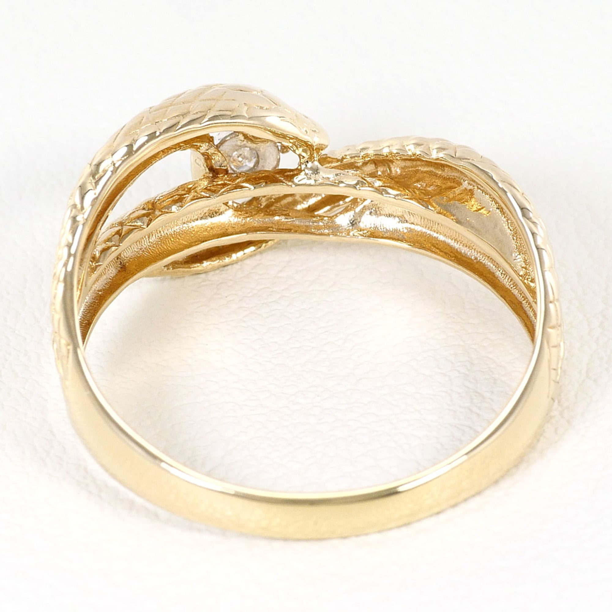 Unbranded White Gold Yellow Gold White Gold (10K) Yellow Gold (10K) Band Ring (Pre-Owned)