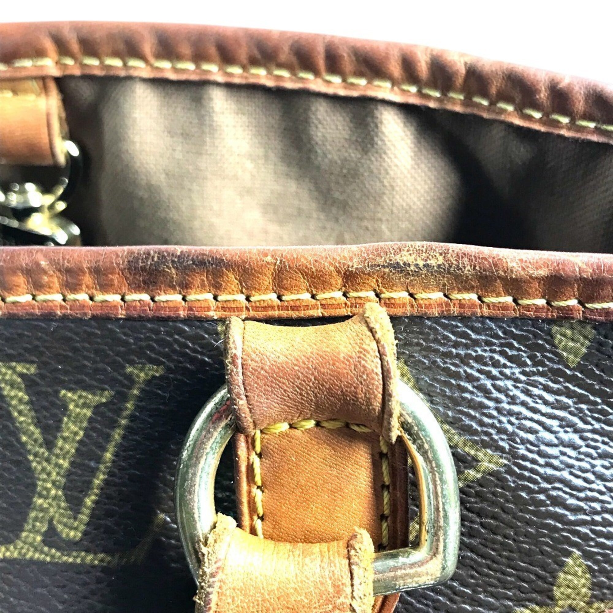 Louis Vuitton Brown Monogram Handbag Shoulder Bag Tote Bag (Pre-Owned)