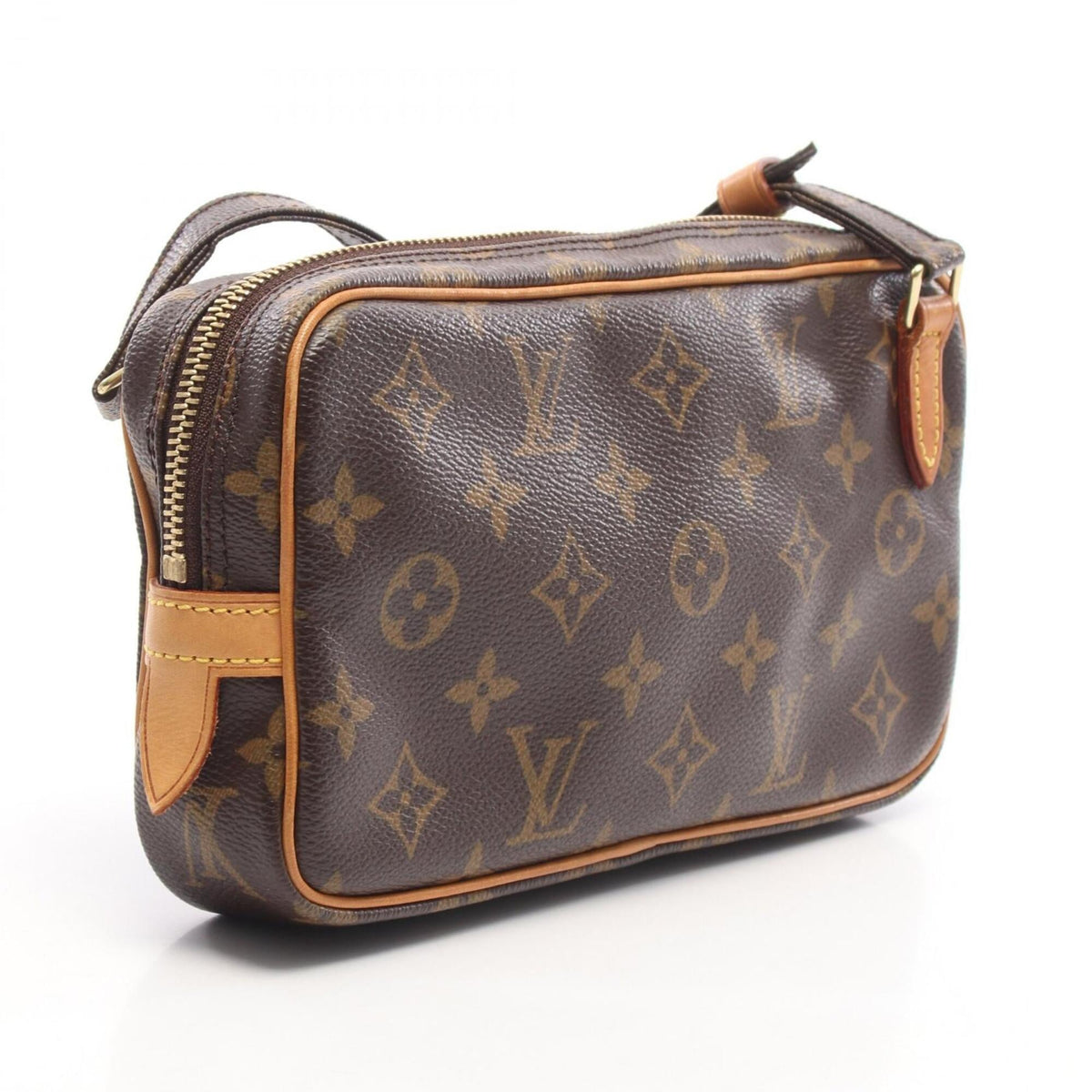 Louis Vuitton Brown Monogram Coated Canvas Handbag Shoulder Bag (Pre-Owned)