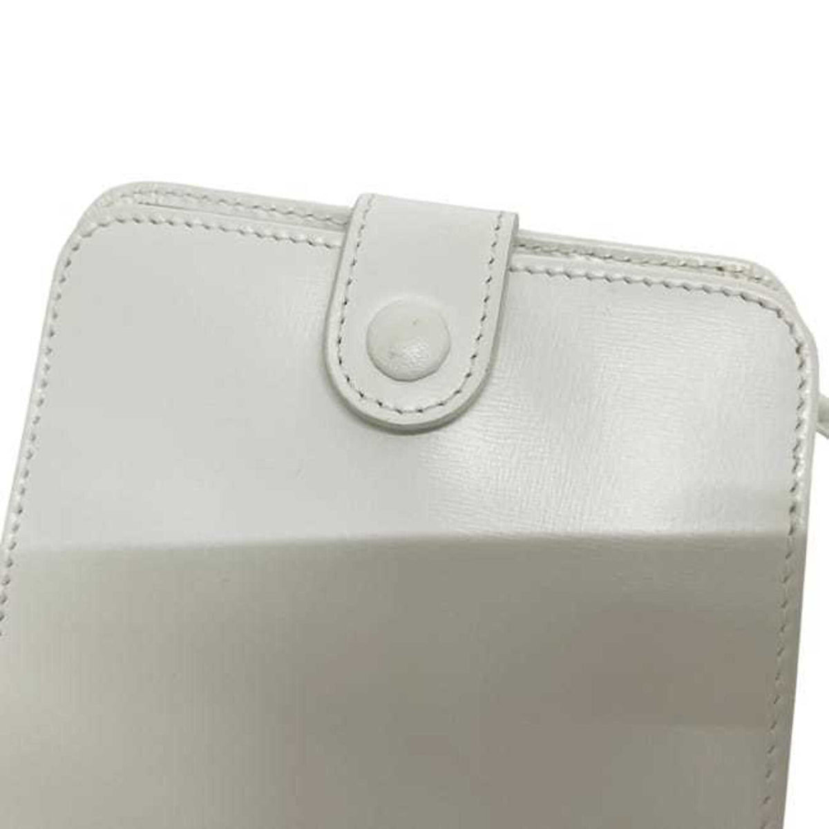 Balenciaga White Leather Wallet (Bi-Fold) (Pre-Owned)