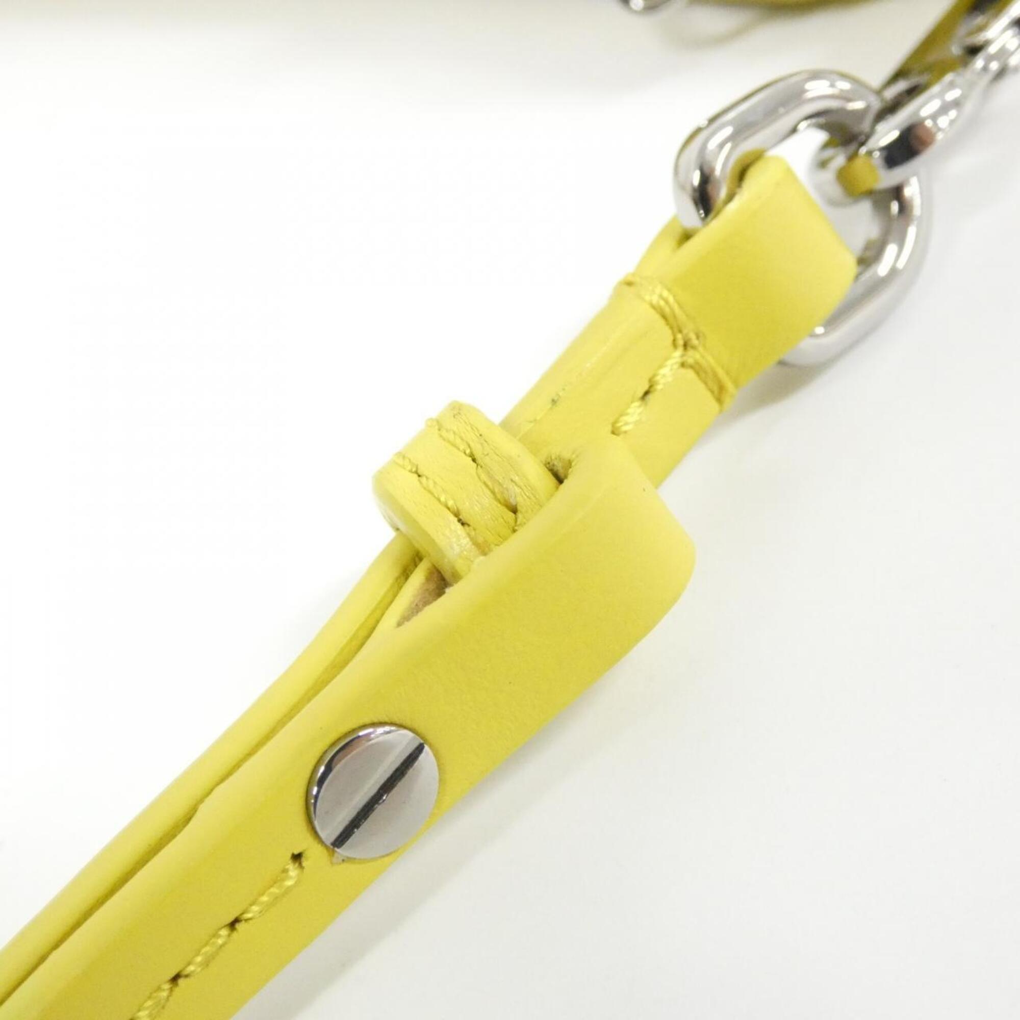 Loewe Yellow Leather Handbag Pouch (Pre-Owned)