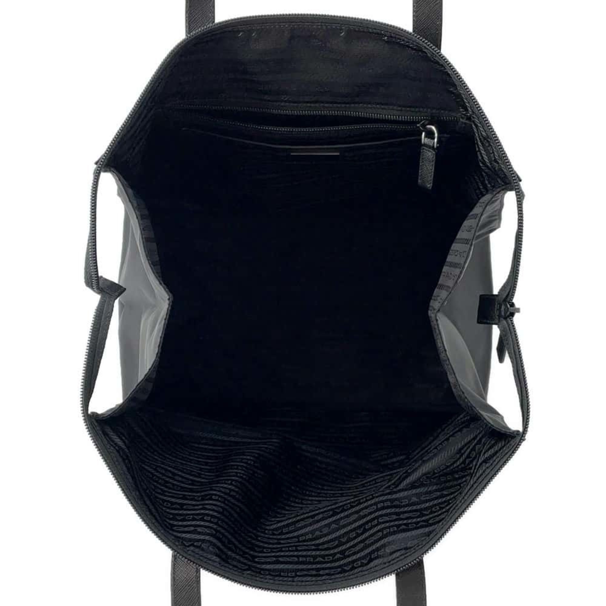 Prada Black Nylon Shopping Bag Tote Bag (Pre-Owned)