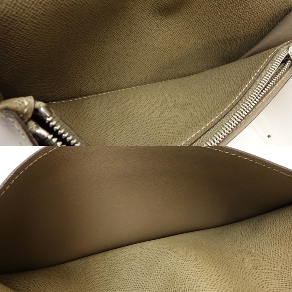 Louis Vuitton Khaki Taiga Leather Long Wallet (Bi-Fold) (Pre-Owned)
