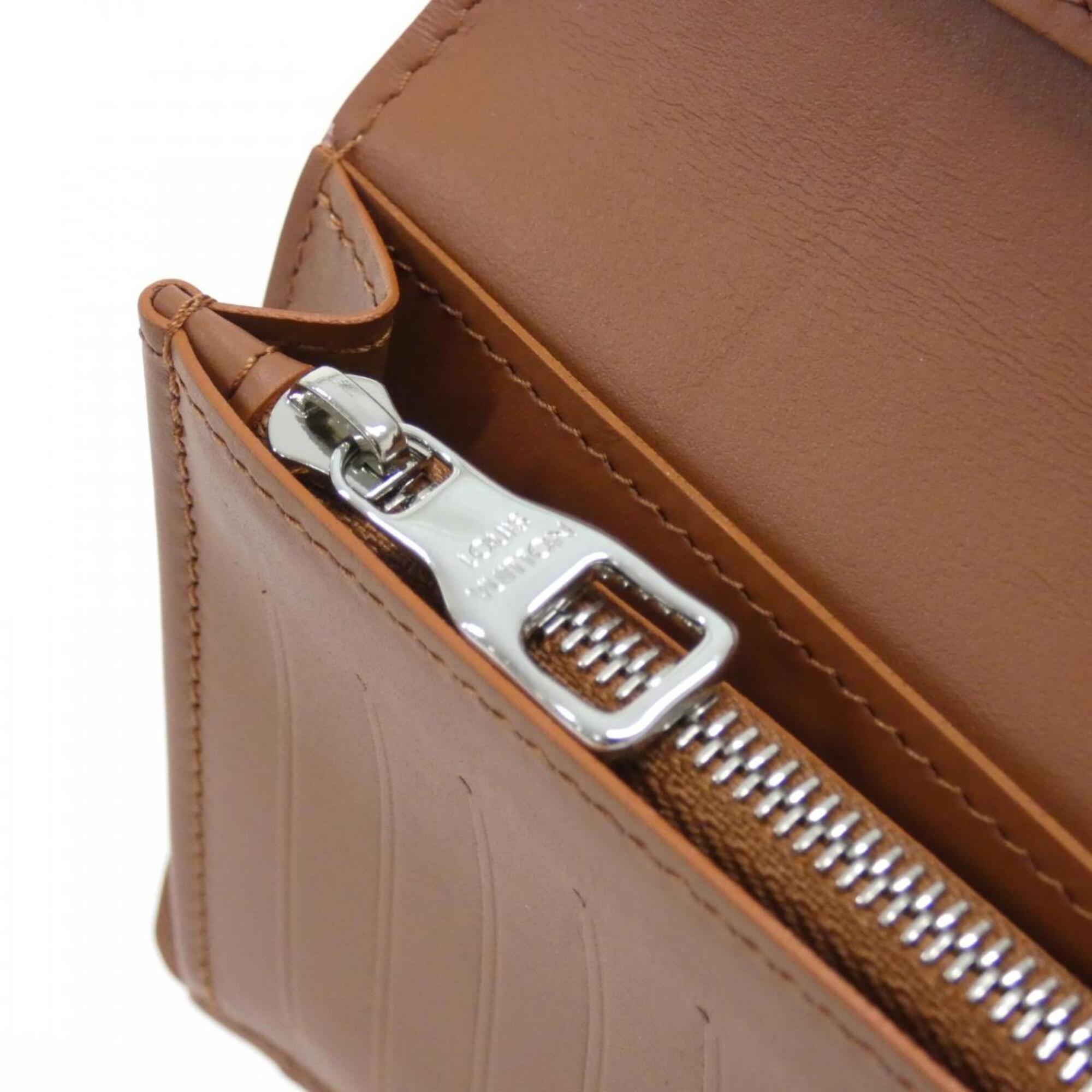 Louis Vuitton Brown Cognac Long Wallet (Bi-Fold) (Pre-Owned)