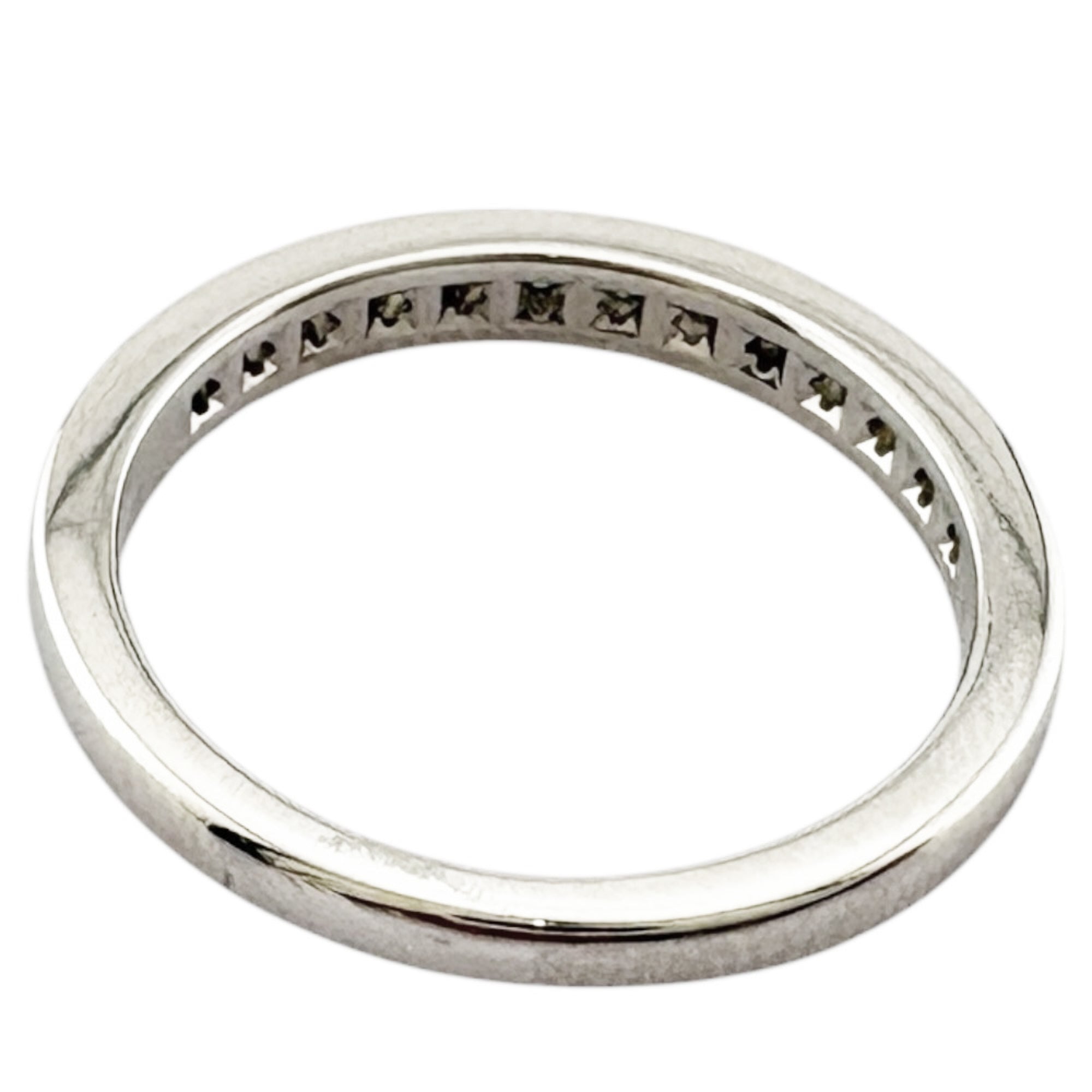 Tiffany Silver Platinum 950 Band Ring (Pre-Owned)