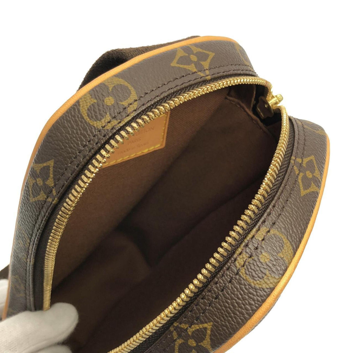 Louis Vuitton Marron Monogram Monogram Pochette Shoulder Bag (Pre-Owned)