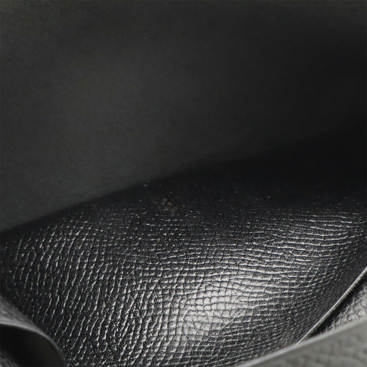 Hermes Black Epsom Leather Long Bill Wallet (Bi-Fold) (Pre-Owned)