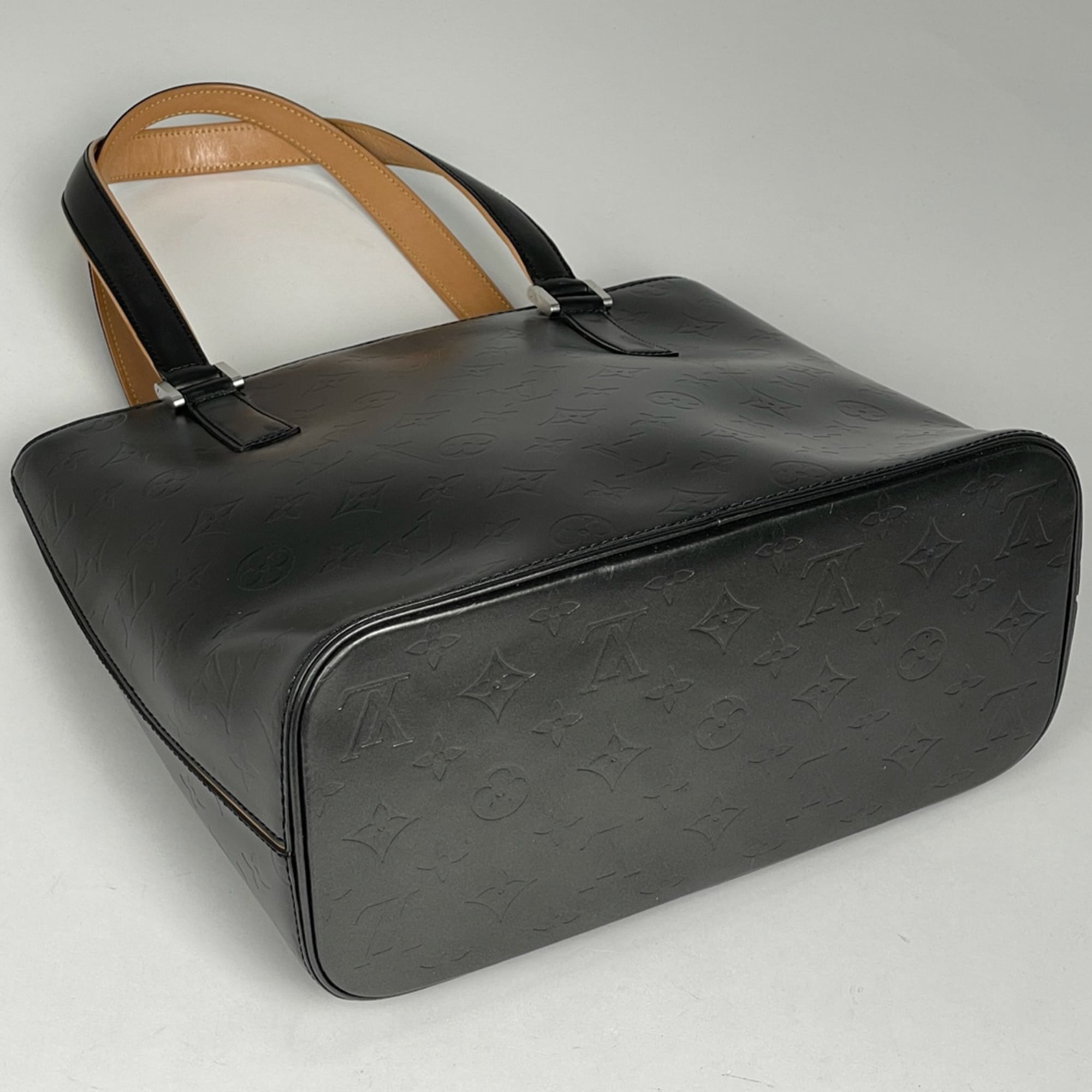 Louis Vuitton Monogram Mat Black Noir Monogram Mat Handbag Shoulder Bag Tote Bag (Pre-Owned)