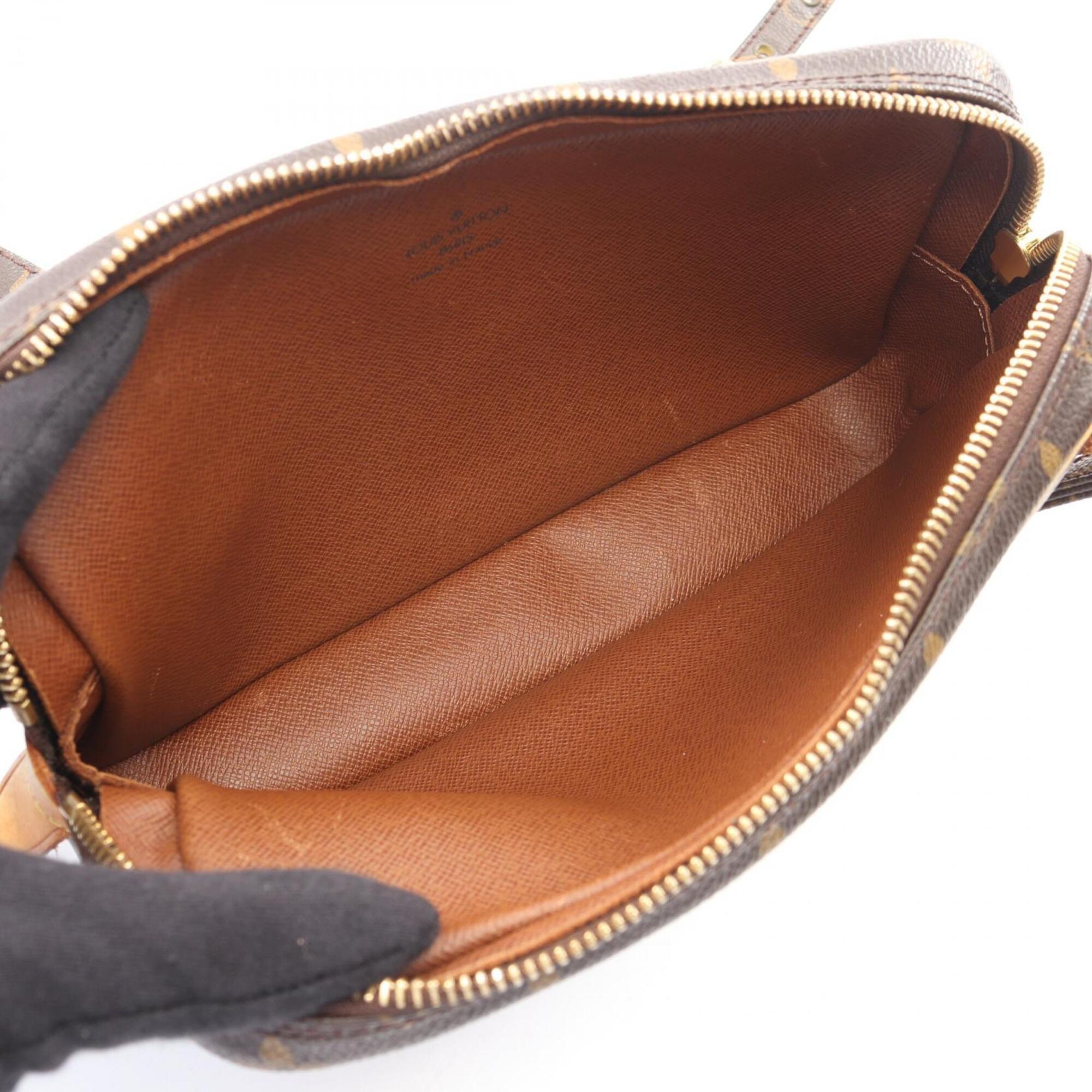 Louis Vuitton Brown Pvc Leather Handbag Shoulder Bag (Pre-Owned)