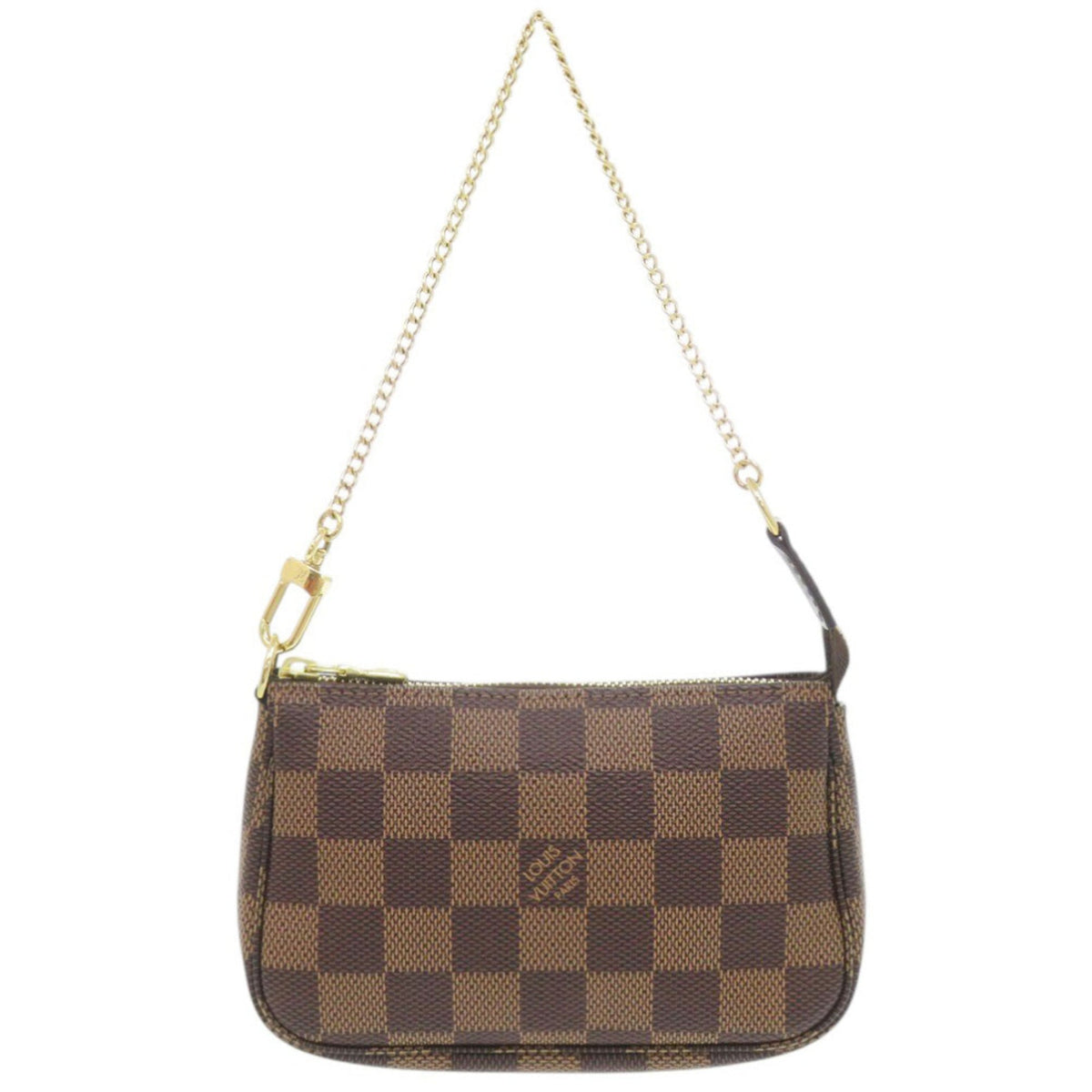 Louis Vuitton Brown Damier Canvas Damier Canvas Handbag Pochette Pouch (Pre-Owned)