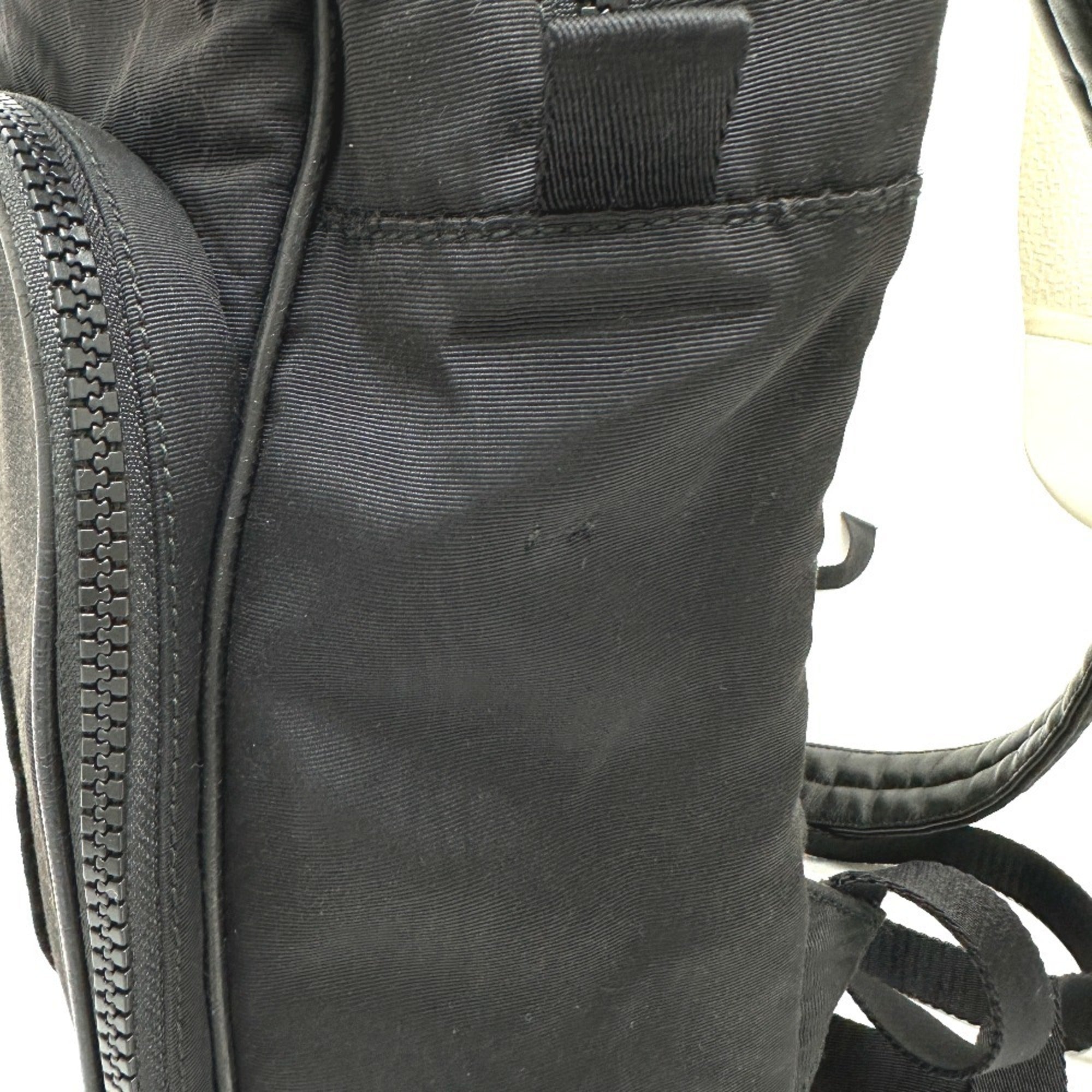 Gucci Black Canvas Backpack (Pre-Owned)