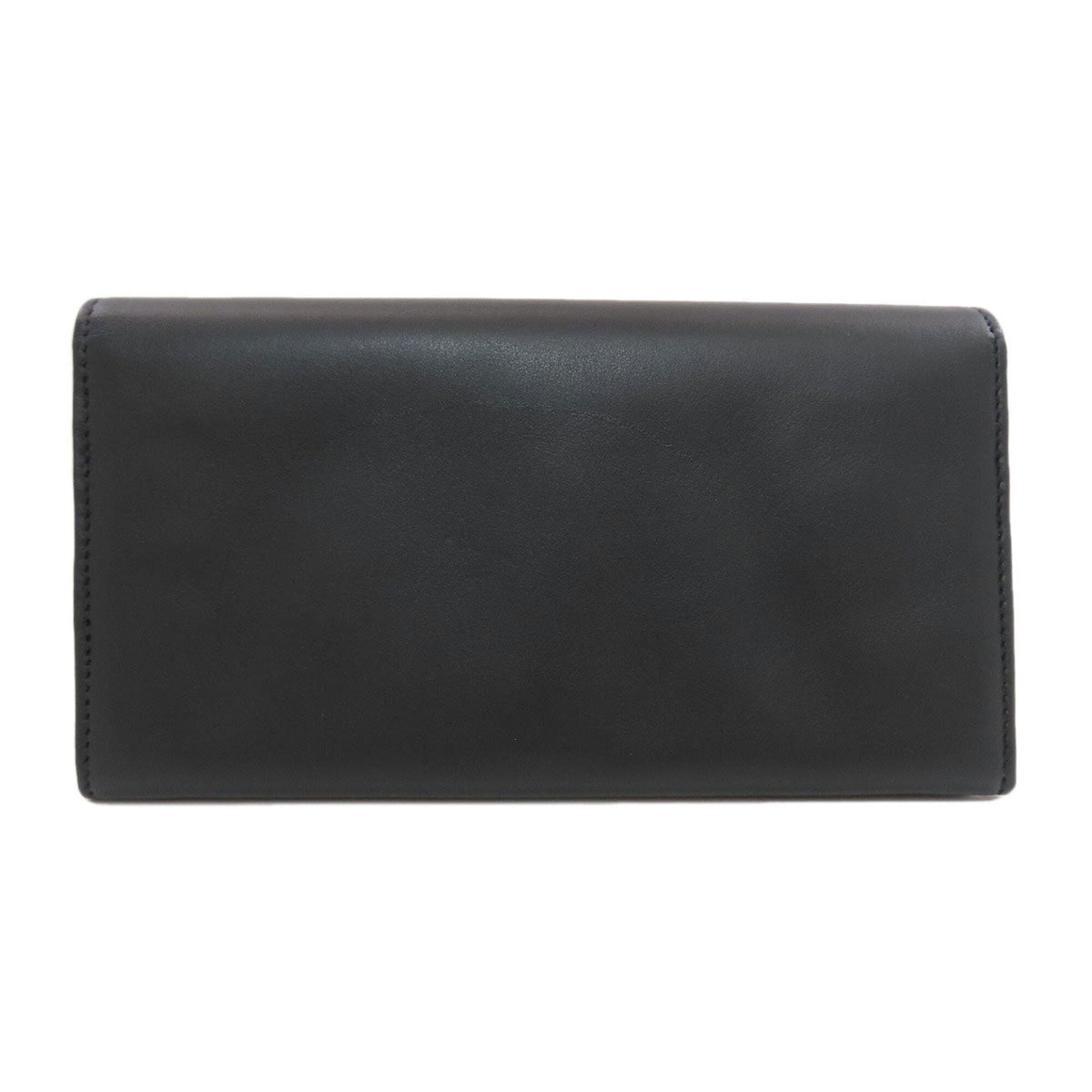 Bvlgari Bvlgari Bvlgari Black Leather Long Wallet (Bi-Fold) (Pre-Owned)