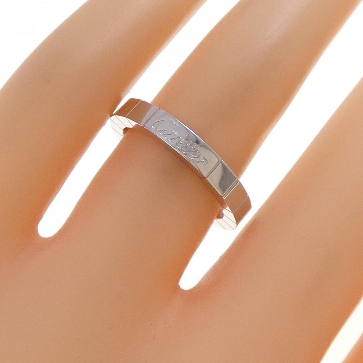 Cartier White Gold White Gold (18K) Band Ring (Pre-Owned)