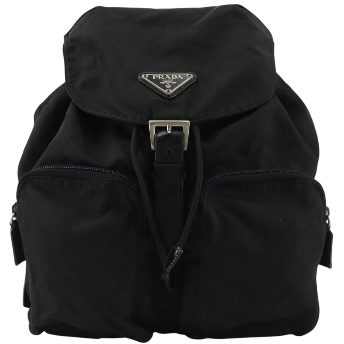 Prada Black Nero Nylon Backpack (Pre-Owned)