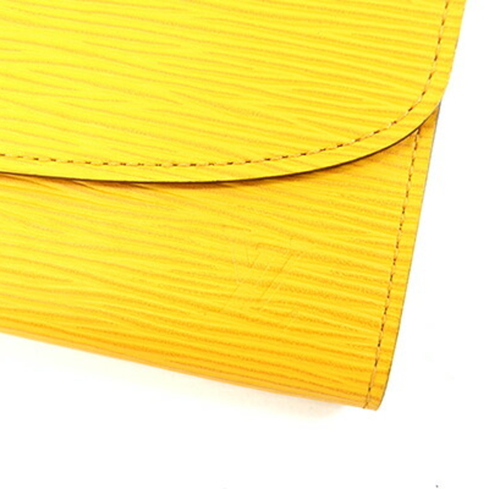 Louis Vuitton Epi Mimosa Yellow Epi Leather Long Wallet (Bi-Fold) (Pre-Owned)