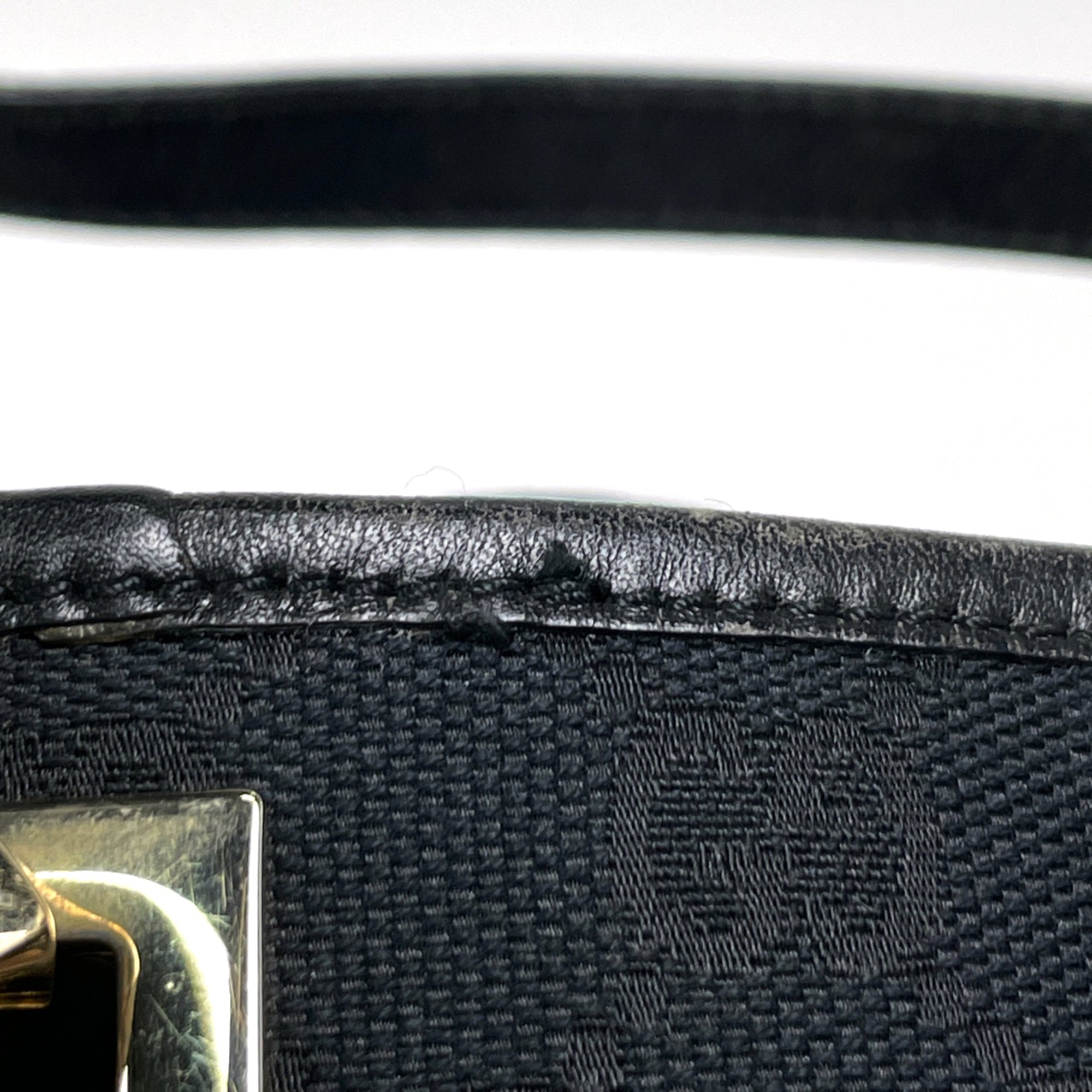 Gucci Black Gg Canvas Tote Bag (Pre-Owned)