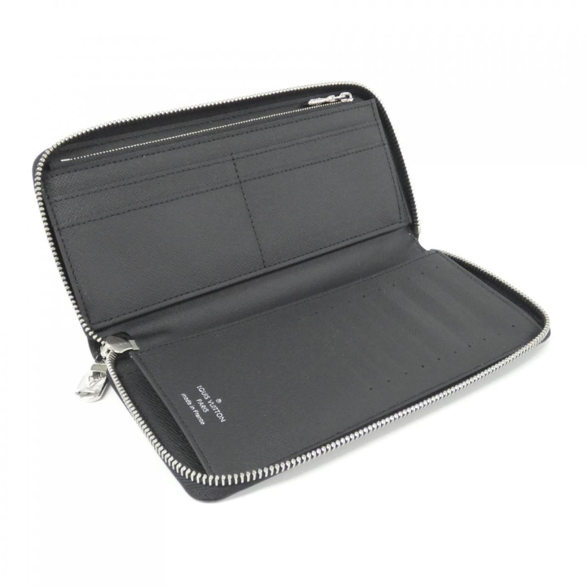 Louis Vuitton Dark Gray Graphite Coated Canvas Long Wallet (Bi-Fold) (Pre-Owned)