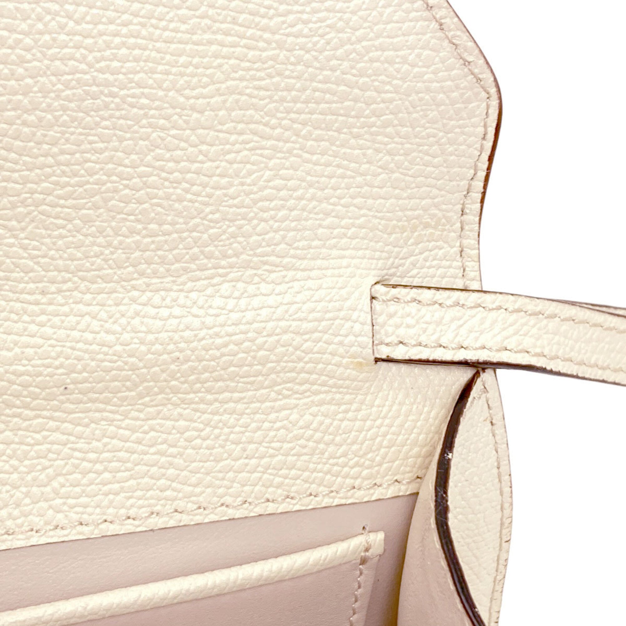 Valextra White Leather Clutch Bag (Pre-Owned)