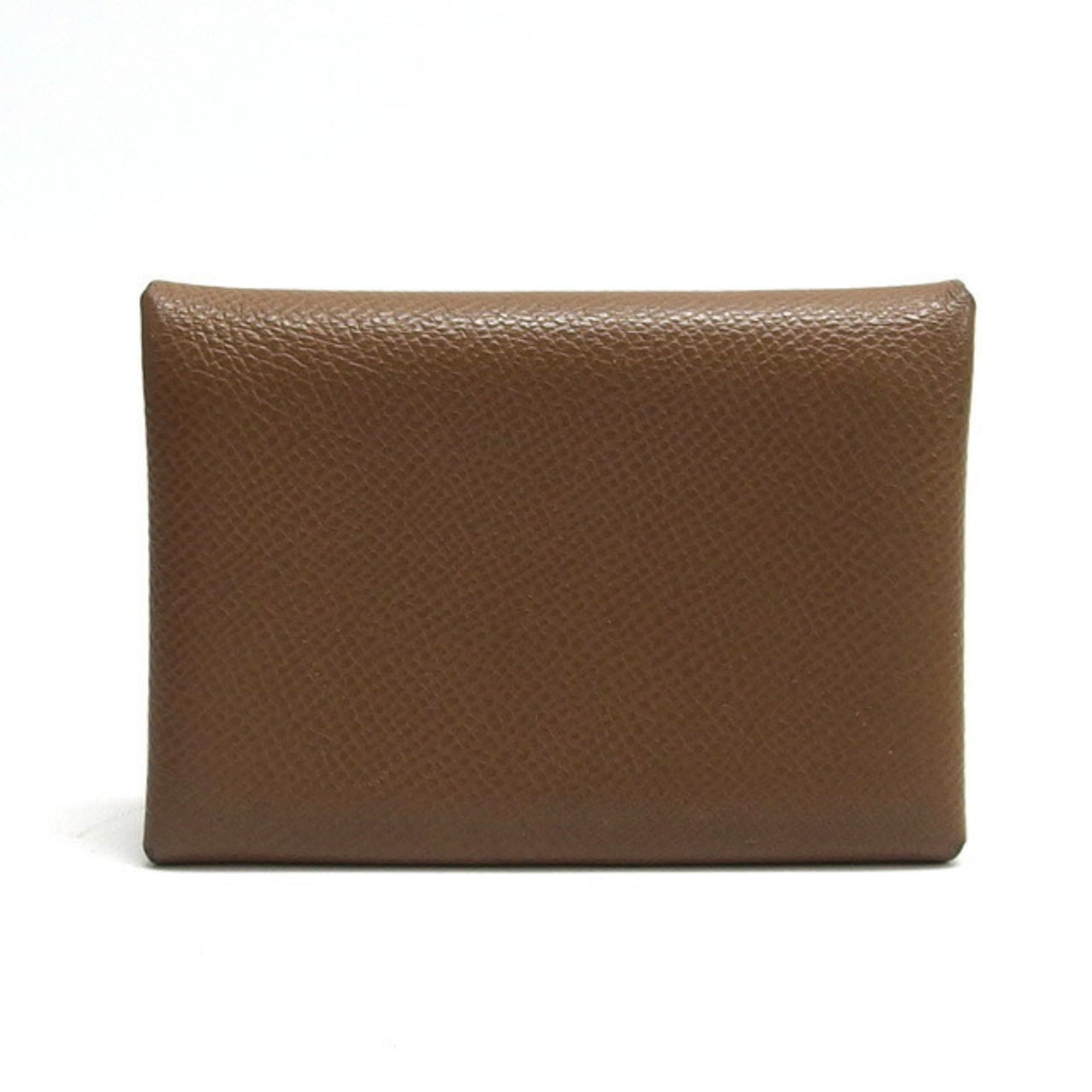 Hermes Brown Marron Epsom Leather Coin Purse/Coin Case (Pre-Owned)
