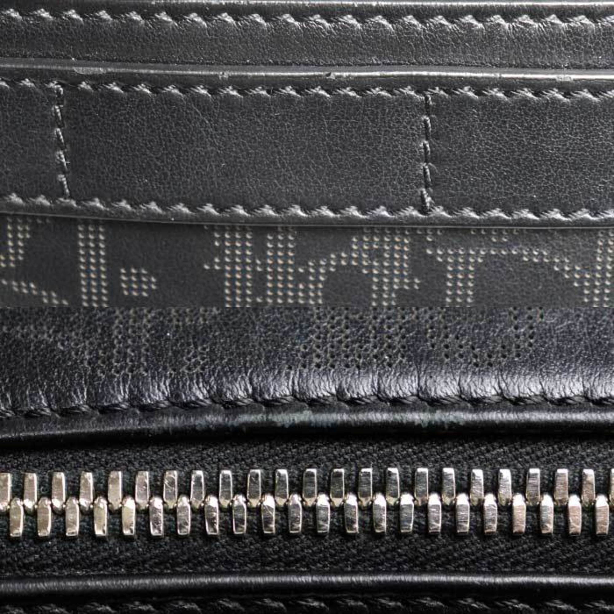 Christian Dior Black Leather Shoulder Bag (Pre-Owned)