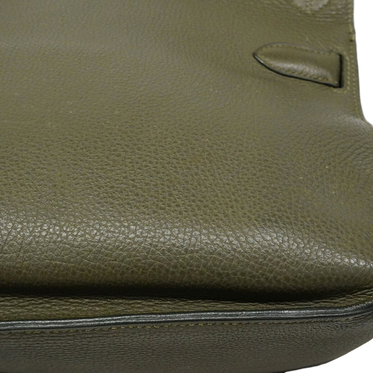 Hermes Green Taurillon Clemence Leather Shoulder Bag (Pre-Owned)