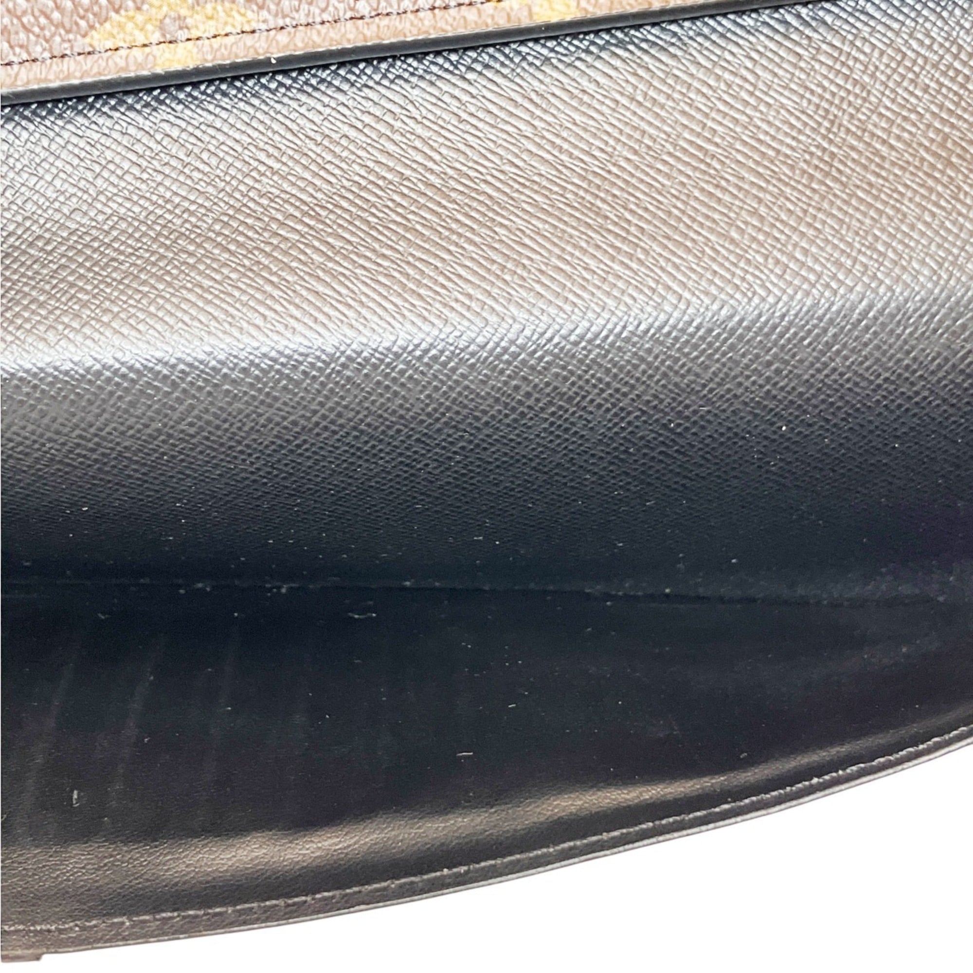 Louis Vuitton Brown Monogram Monogram Canvas Leather Long Wallet (Bi-Fold) (Pre-Owned)