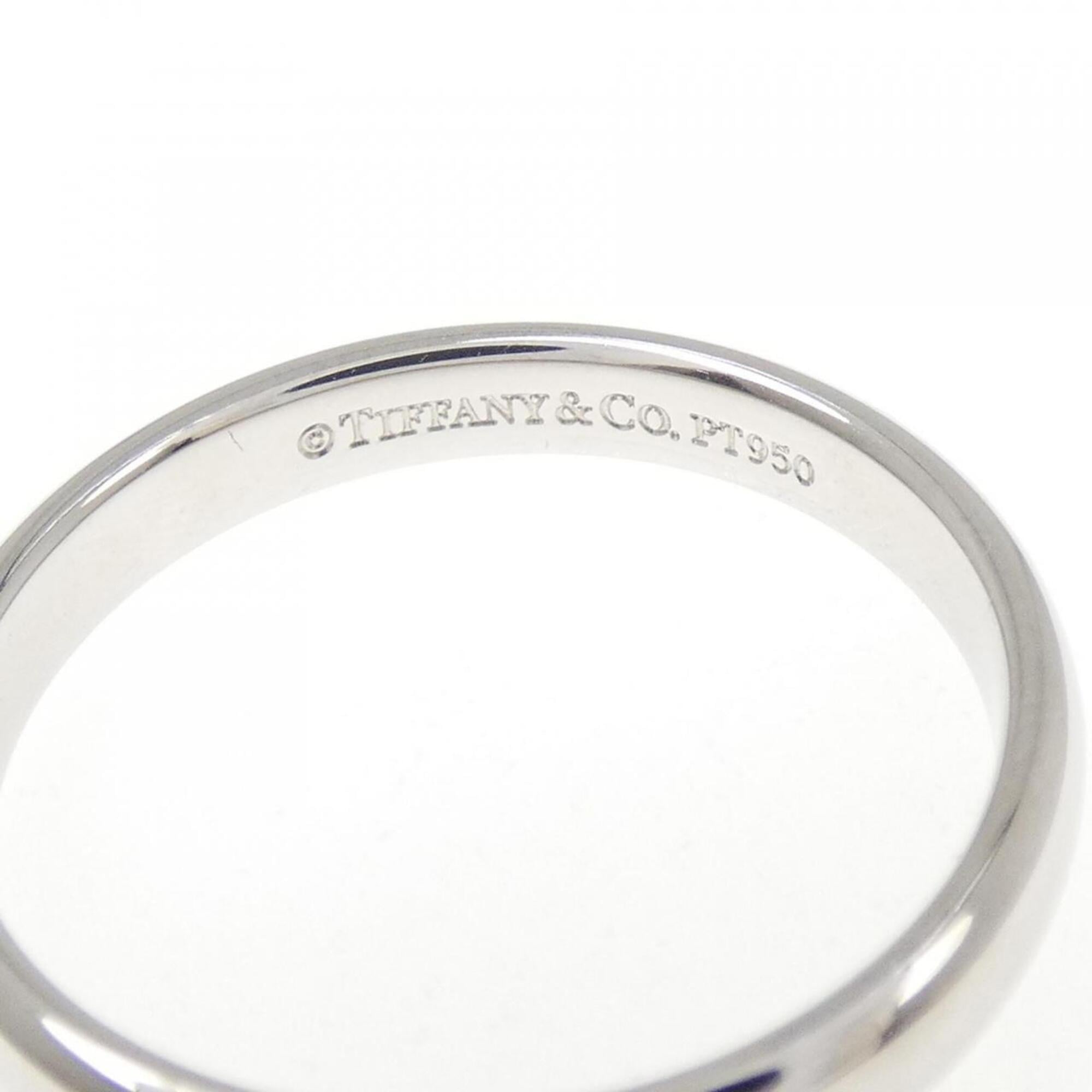 Tiffany Platinum Platinum 950 Band Ring (Pre-Owned)
