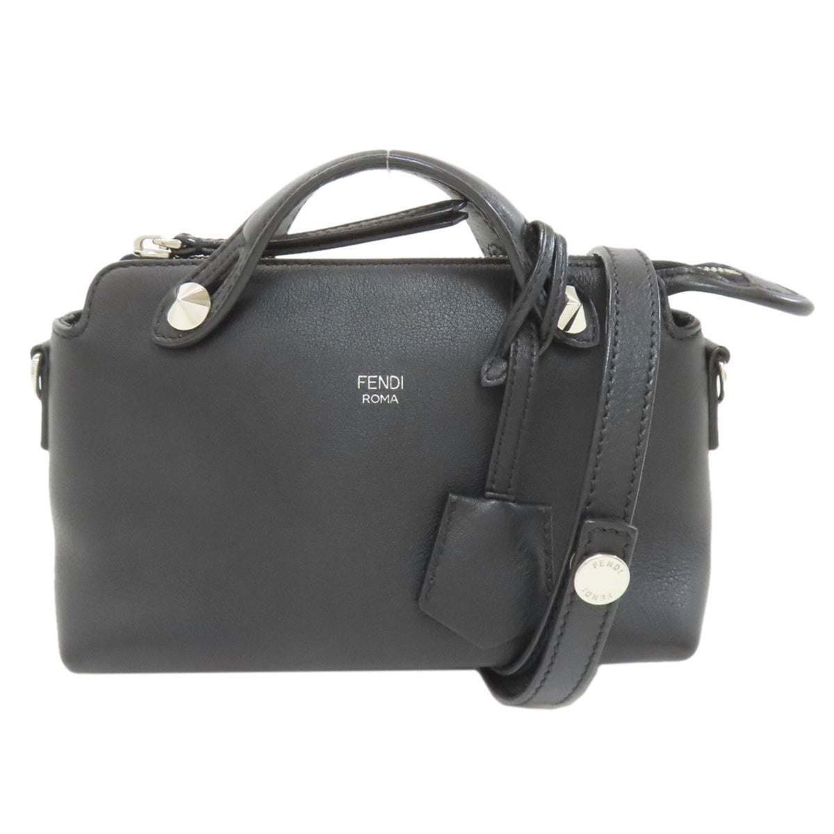 Fendi Black Leather Handbag (Pre-Owned)