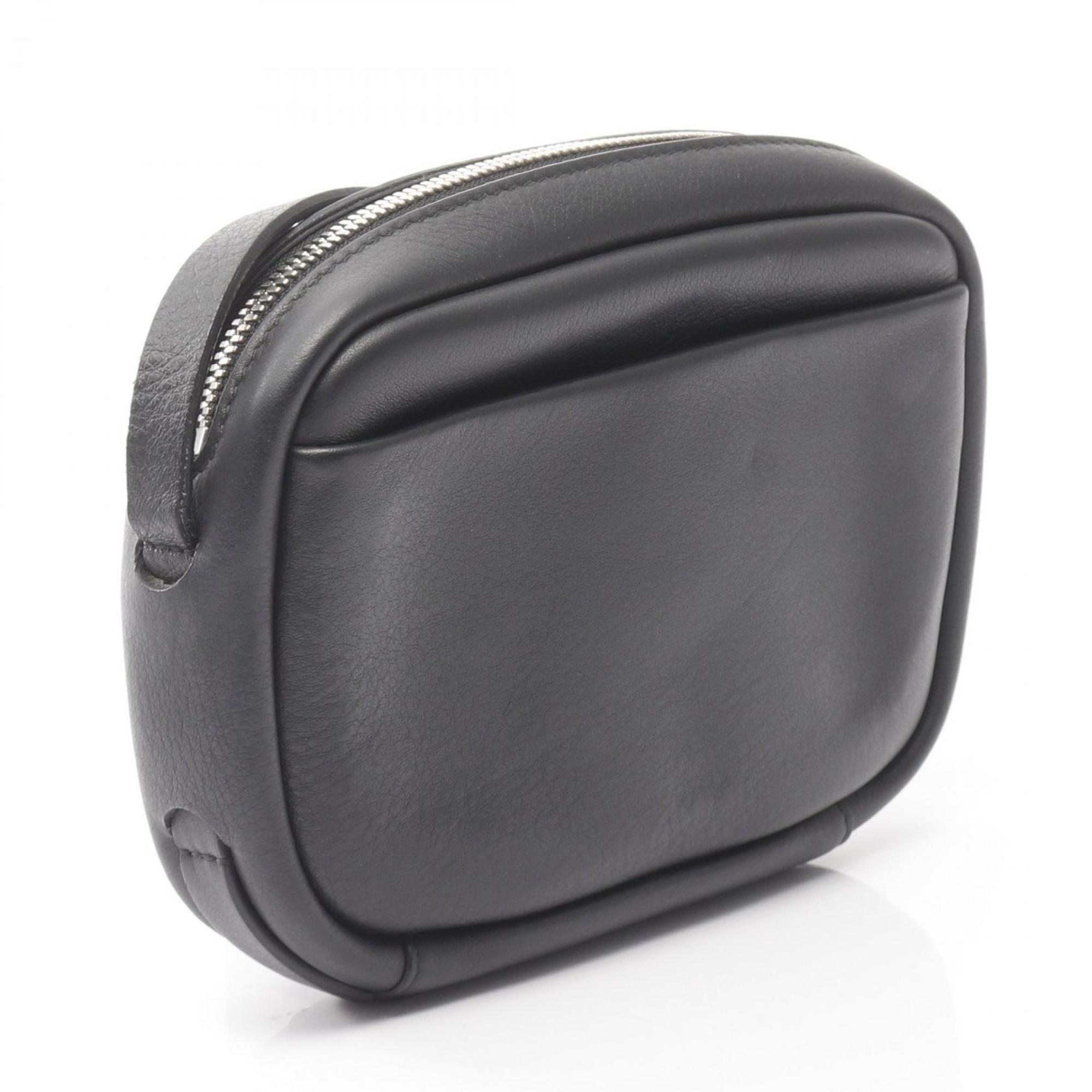 Balenciaga Black Leather Shoulder Bag (Pre-Owned)