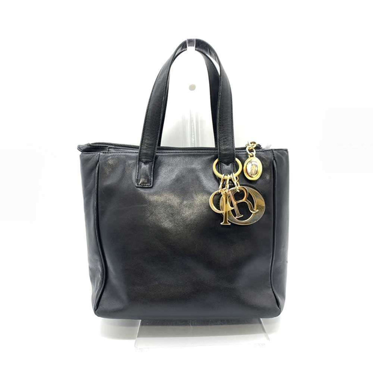Christian Dior Black Leather Handbag (Pre-Owned)