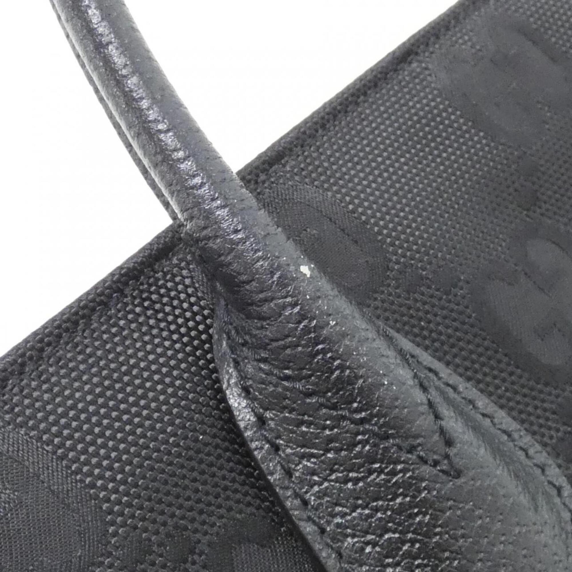 Gucci Black Nylon Leather Handbag (Pre-Owned)
