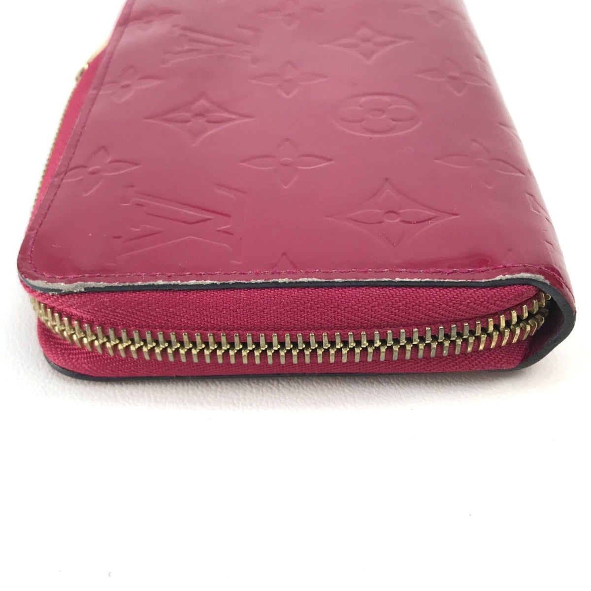 Louis Vuitton Pink Leather Long Wallet (Bi-Fold) (Pre-Owned)