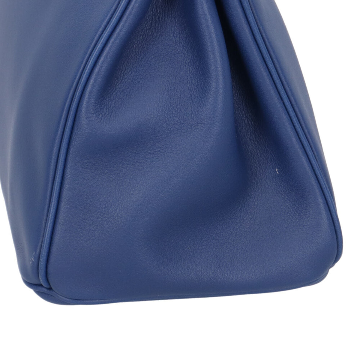 Hermes Bleu Saphir Blue Swift Leather Handbag (Pre-Owned)