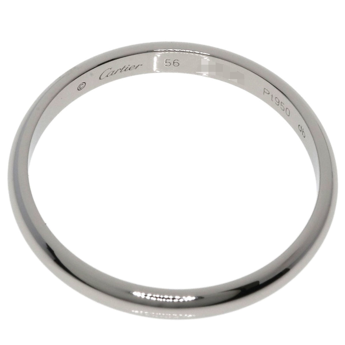 Cartier Platinum 950 Band Ring (Pre-Owned)