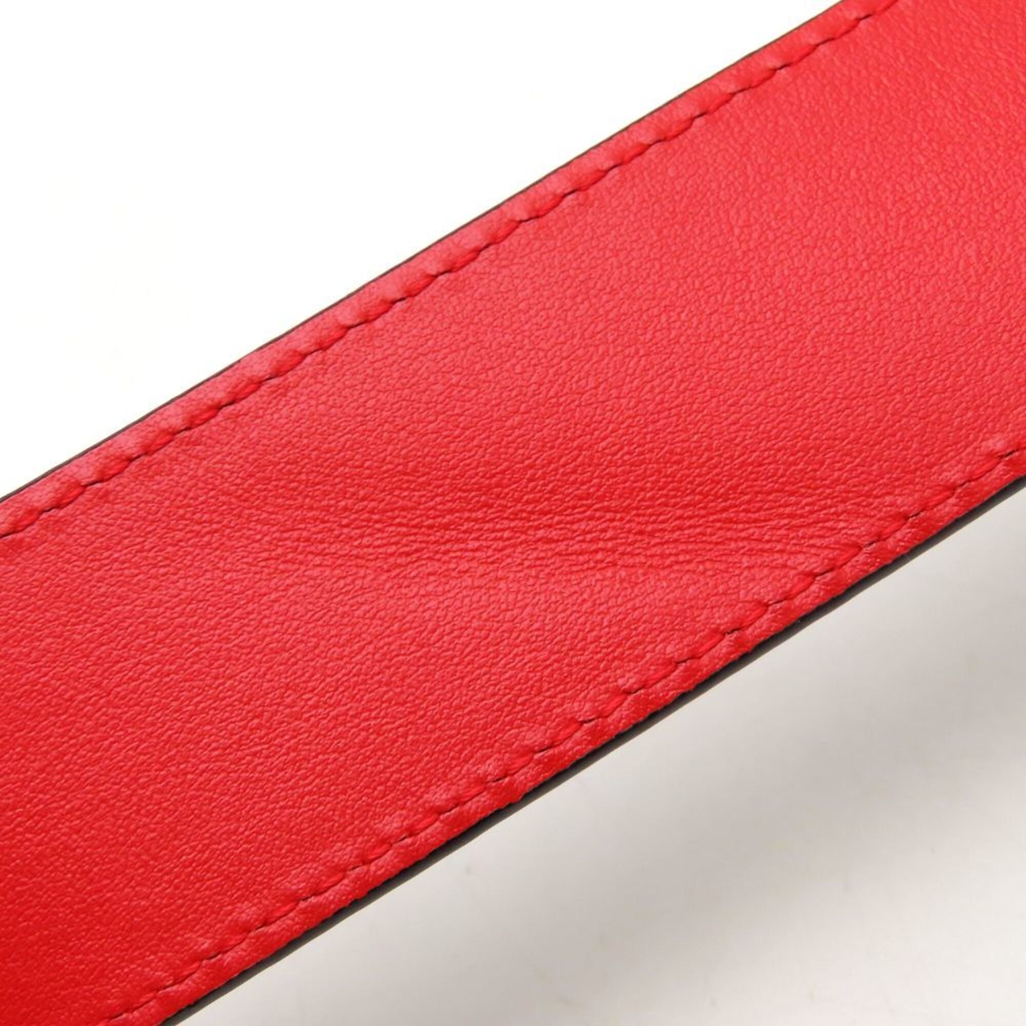 Christian Louboutin Black Red Color Leather Handbag (Pre-Owned)