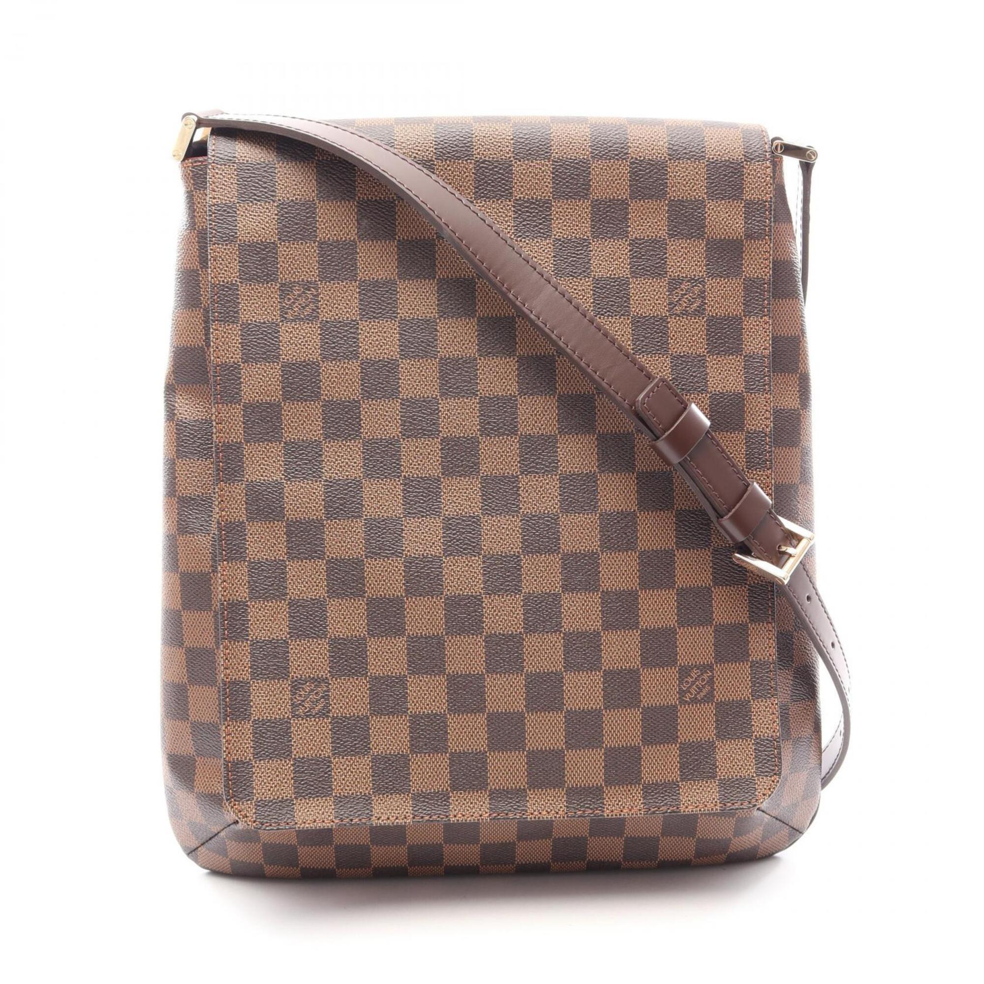 Louis Vuitton Brown Coated Canvas Pvc Leather Handbag Shoulder Bag (Pre-Owned)