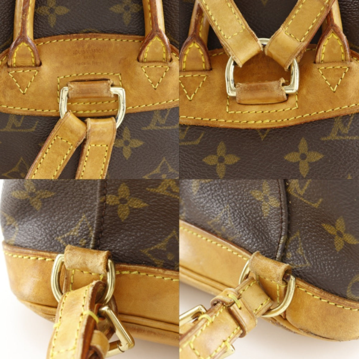 Louis Vuitton Brown Canvas Backpack (Pre-Owned)