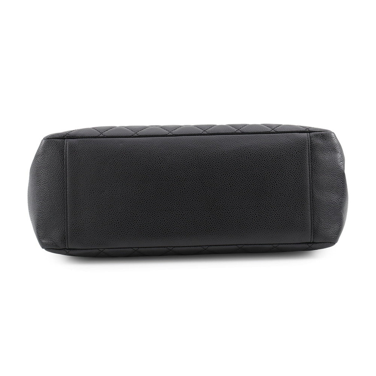 Chanel Matelasse Black Grained Calfskin Handbag Shoulder Bag (Pre-Owned)