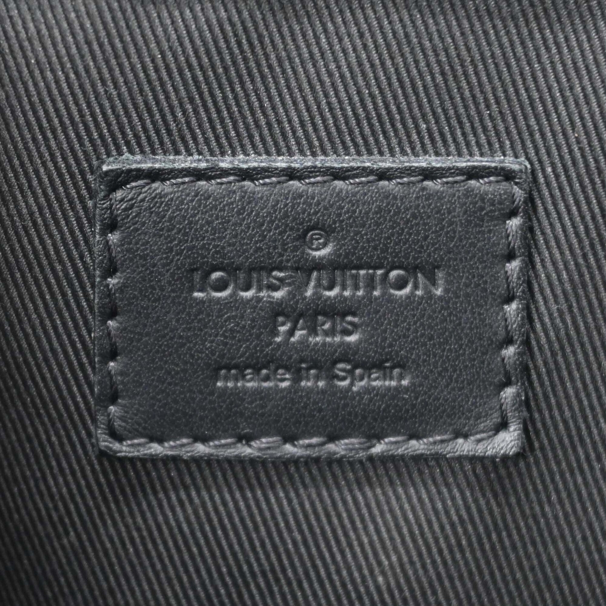 Louis Vuitton Black Leather Tote Bag (Pre-Owned)