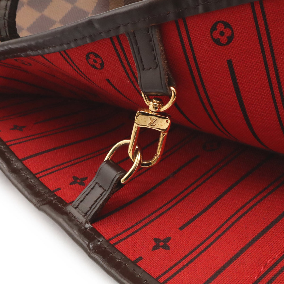 Louis Vuitton Brown Pvc Coated Canvas Damier Canvas Shoulder Bag Tote Bag (Pre-Owned)