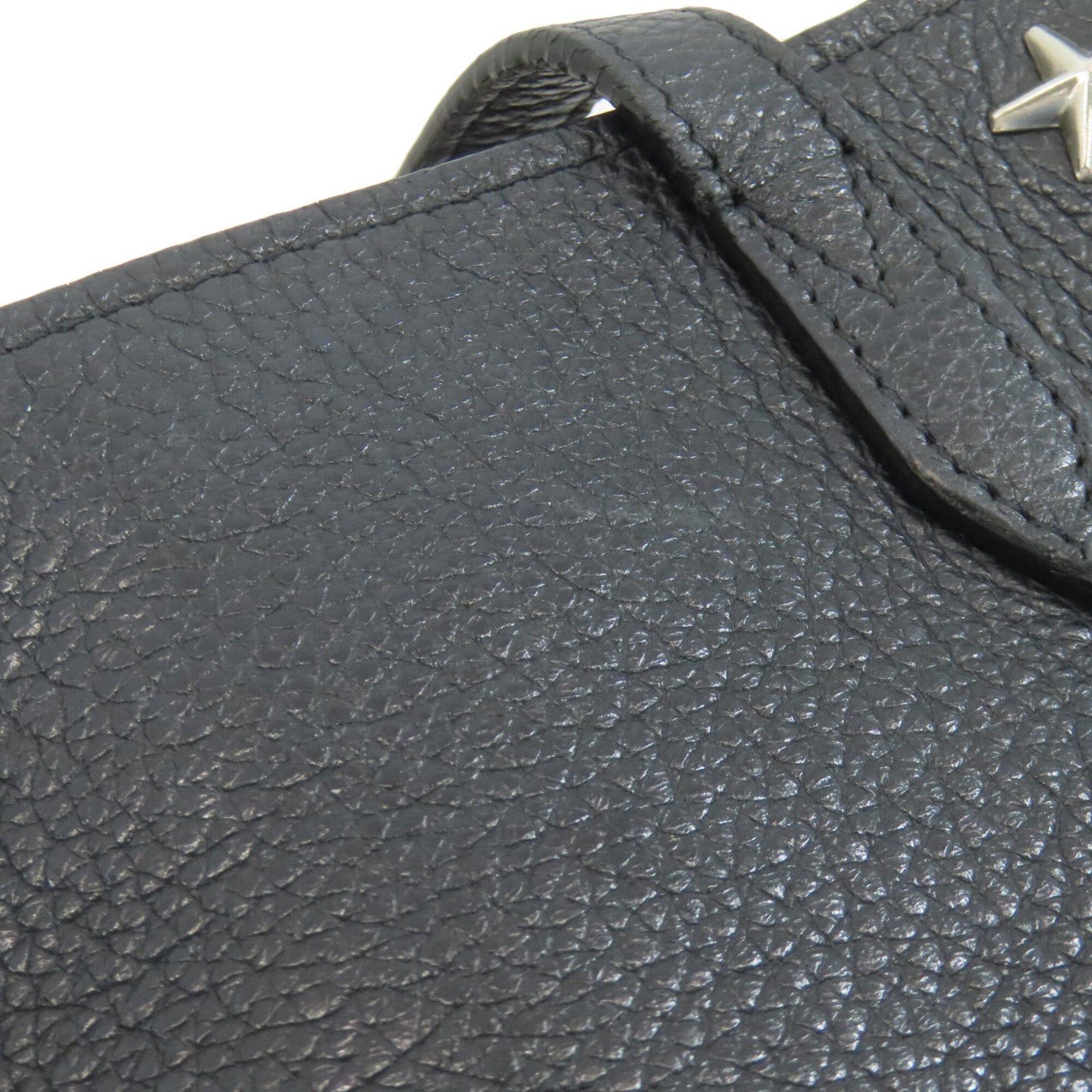 Jimmy Choo Black Leather Tote Bag (Pre-Owned)