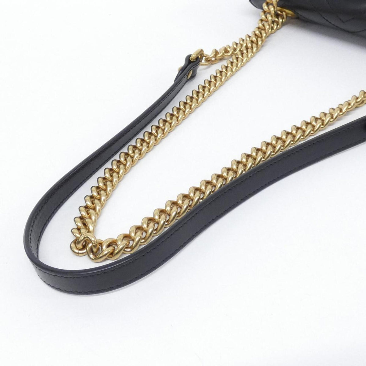 Gucci Black Quilting Leather Shoulder Bag (Pre-Owned)