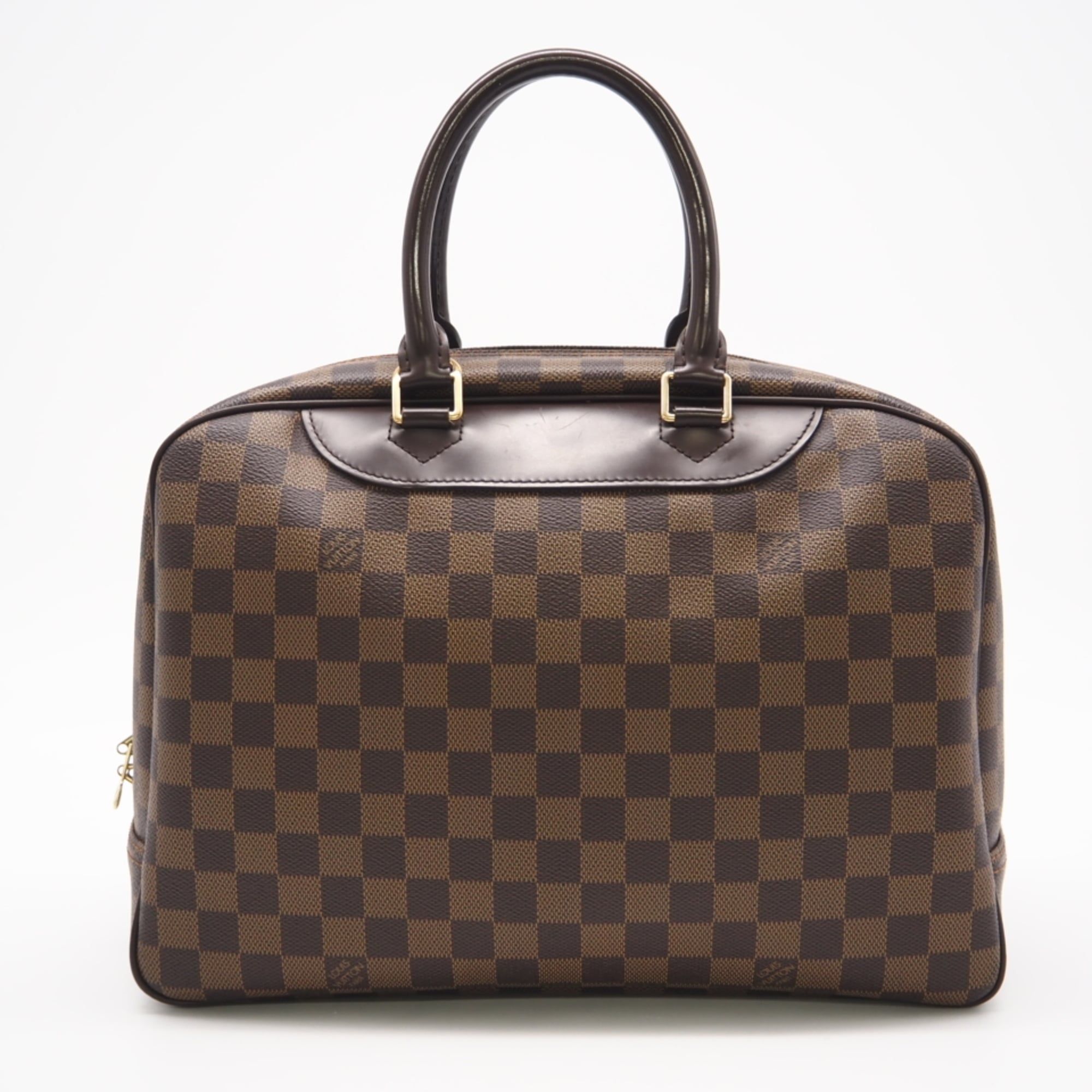 Louis Vuitton Brown Damier Canvas Ebene Coated Canvas Leather Handbag (Pre-Owned)