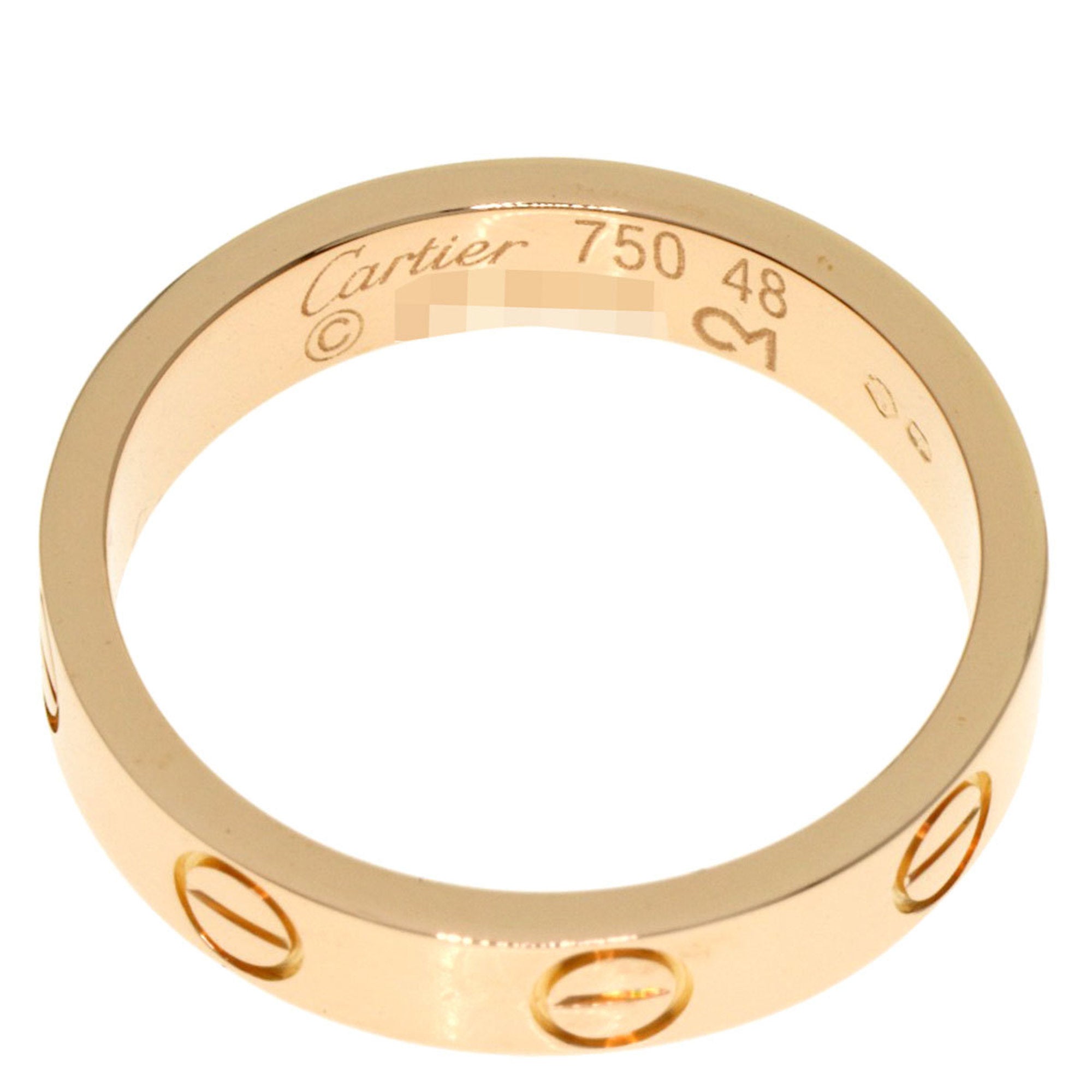 Cartier Love Pink Pink Gold (18K) Band Ring (Pre-Owned)