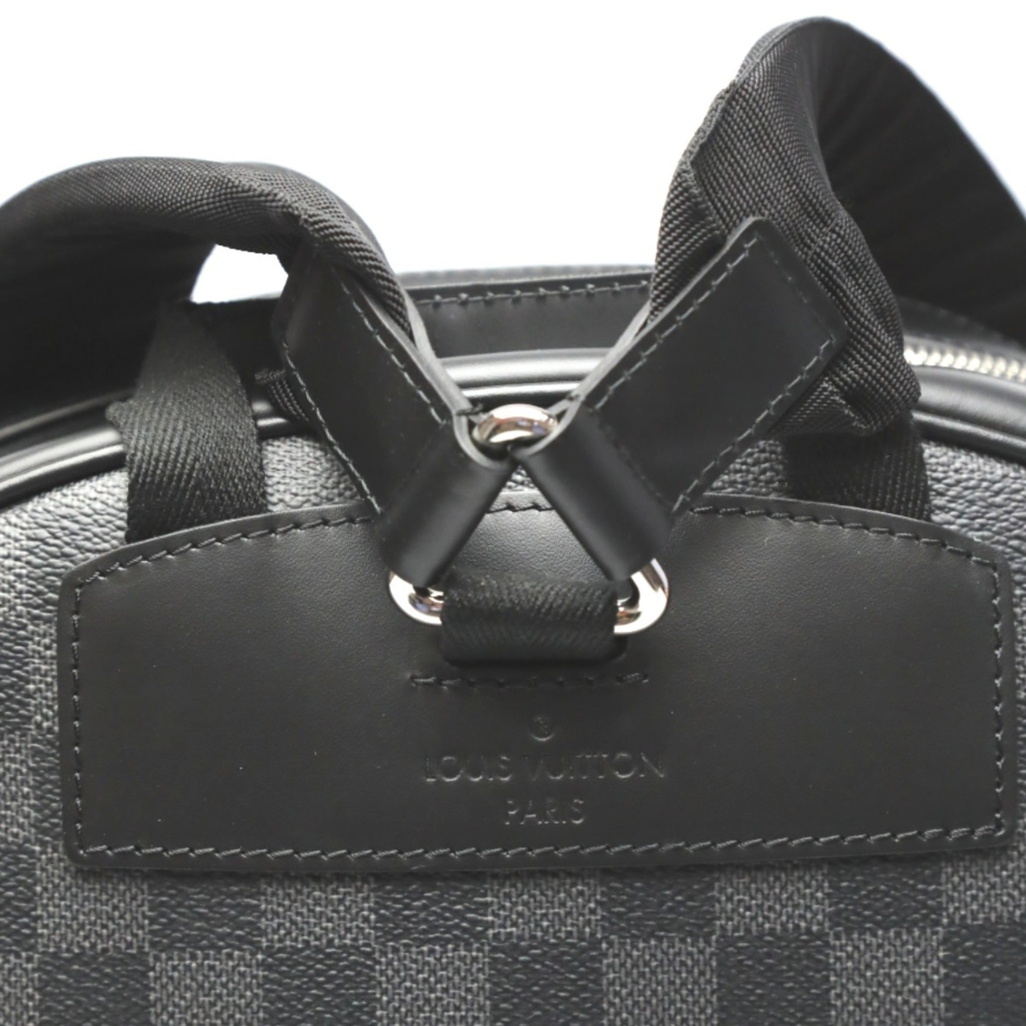 Louis Vuitton Damier Graphite Black Damier Graphite Backpack (Pre-Owned)