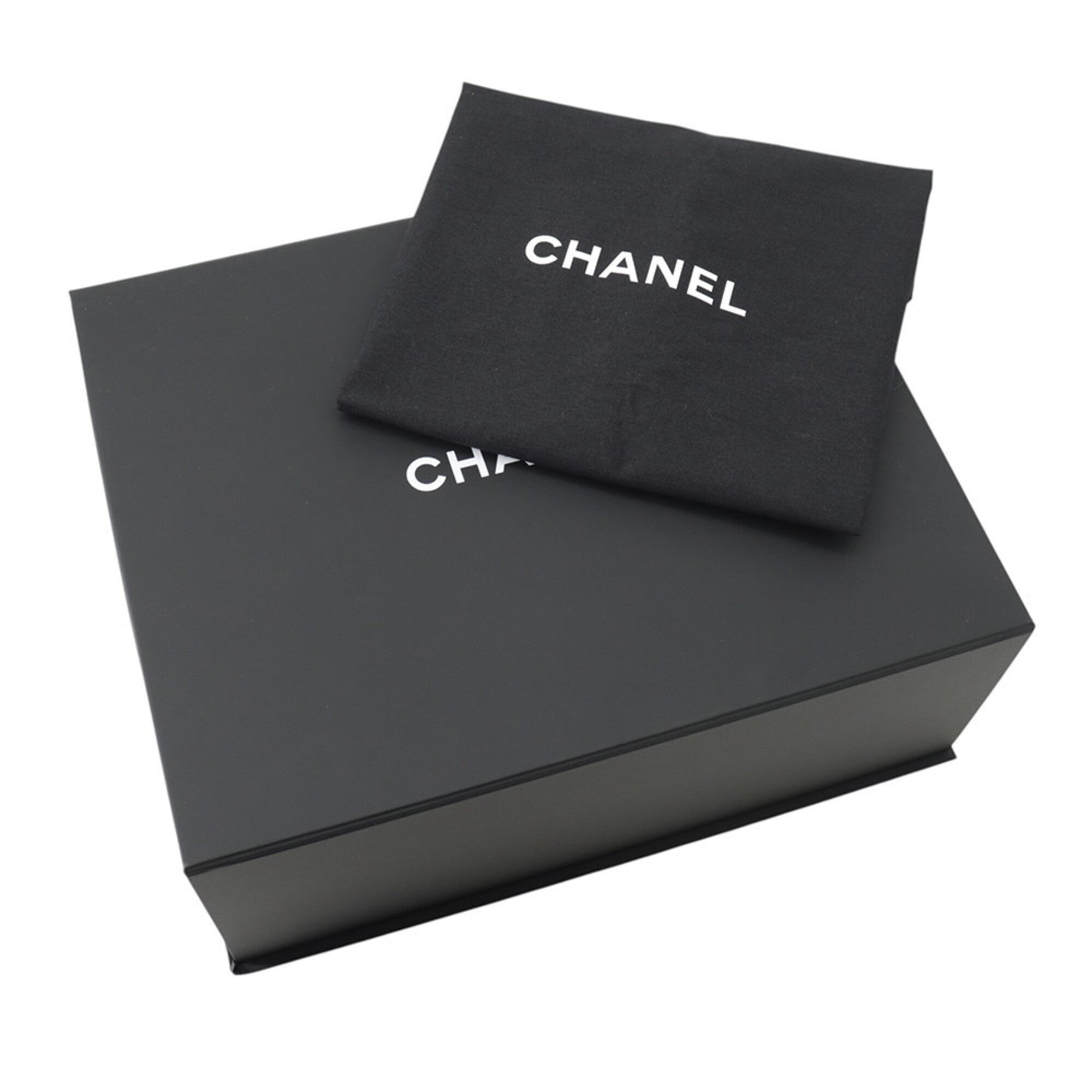 Chanel Black Leather Handbag Shoulder Bag (Pre-Owned)