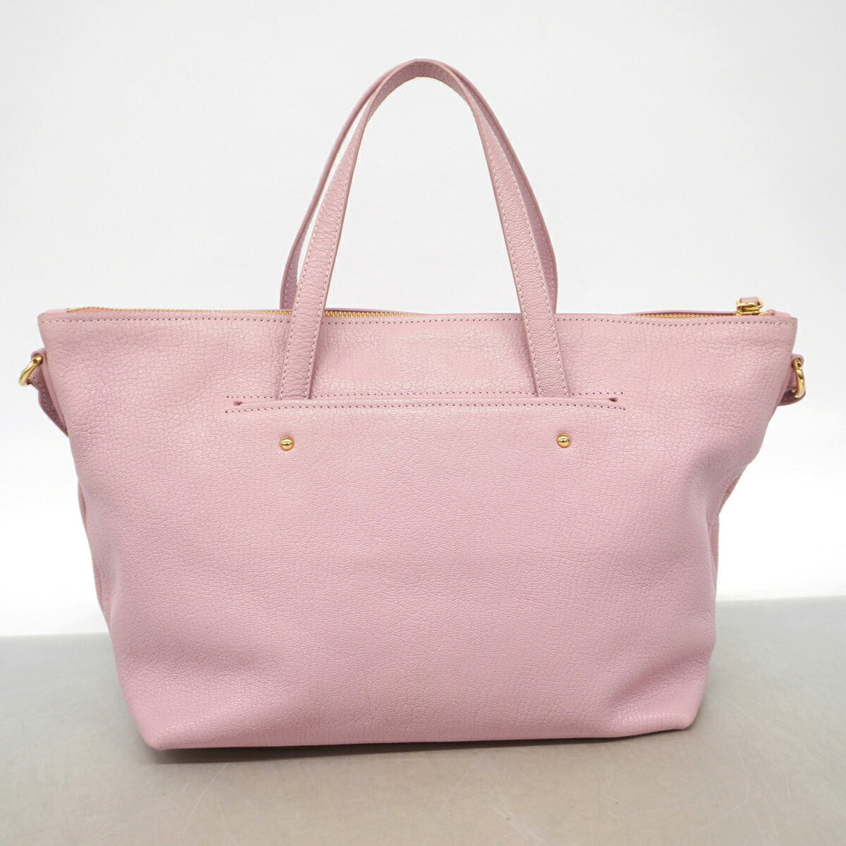 Salvatore Ferragamo Pink Leather Handbag (Pre-Owned)