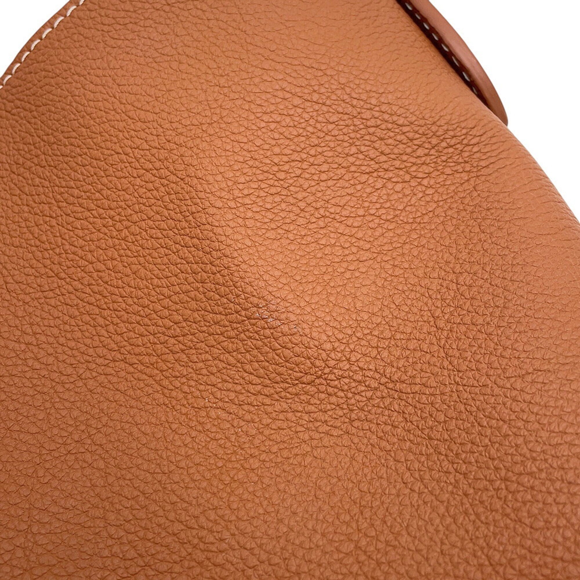 Louis Vuitton Cognac Leather Handbag Pouch Shoulder Bag (Pre-Owned)