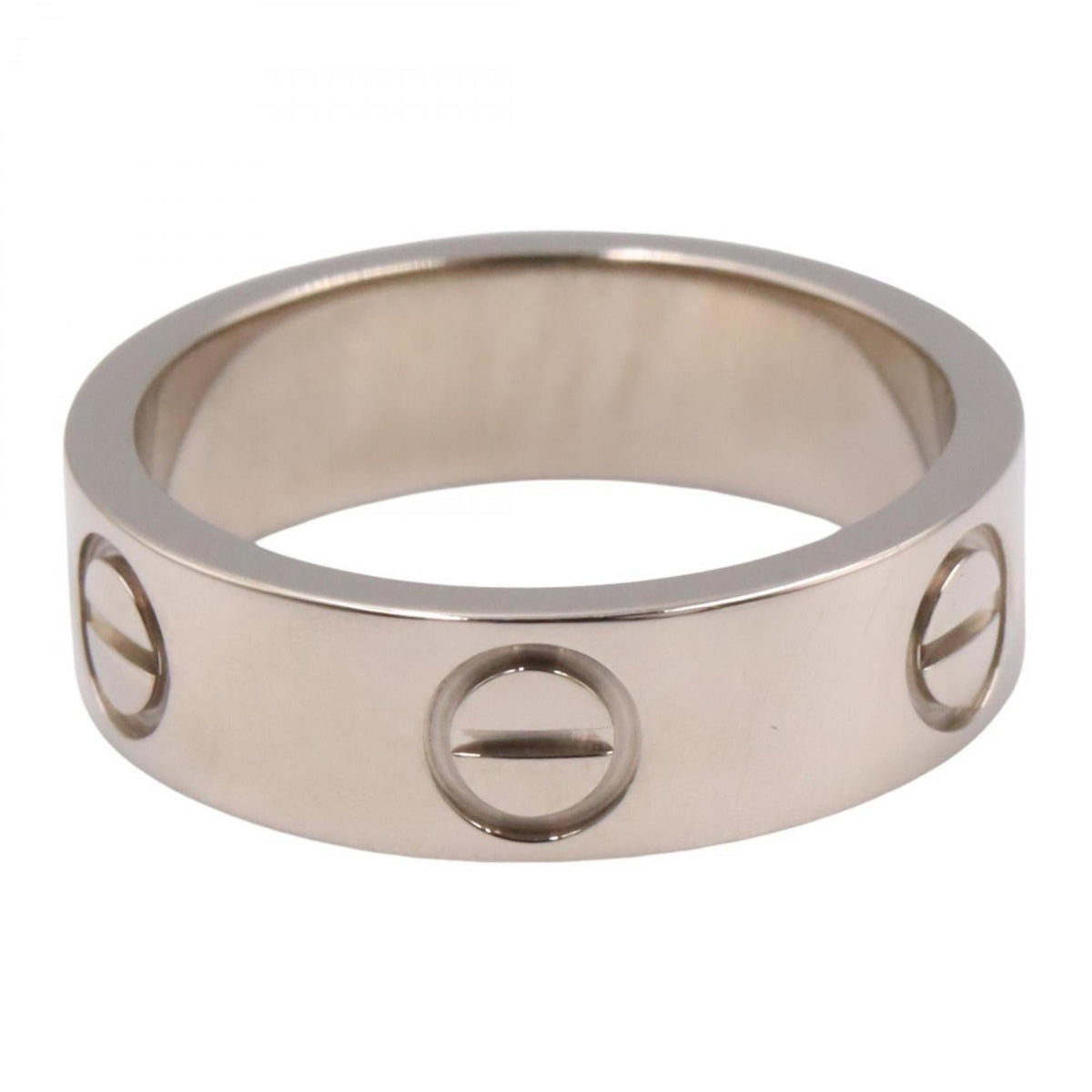 Cartier Silver White Gold (18K) Band Ring (Pre-Owned)